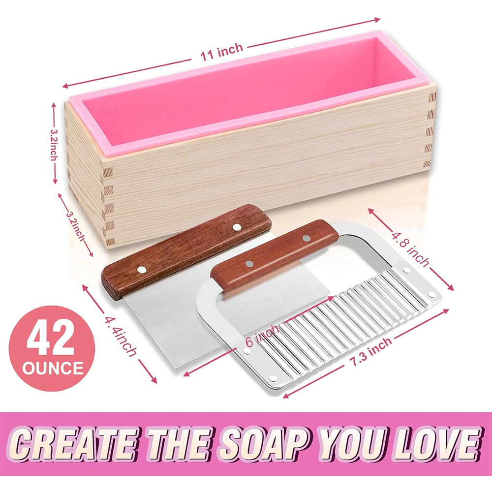 Rectangular Handmade Soap Mold - Soap Making Kit For Beginners review and price