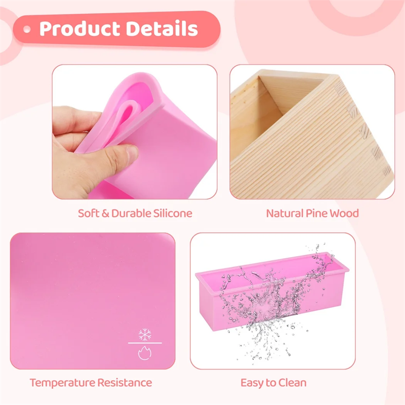 Rectangular Silicone Soap Loaf - Soap Making Kit For Beginners review and price