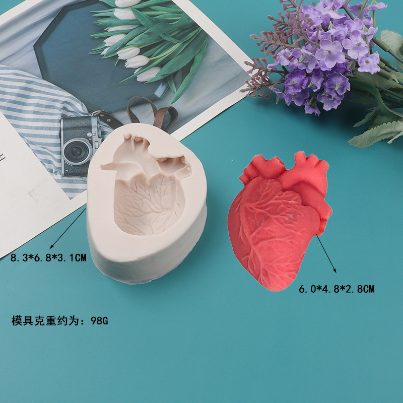 DIY Human Heart Silicone Candl - Soap Making Diy Kit review and price
