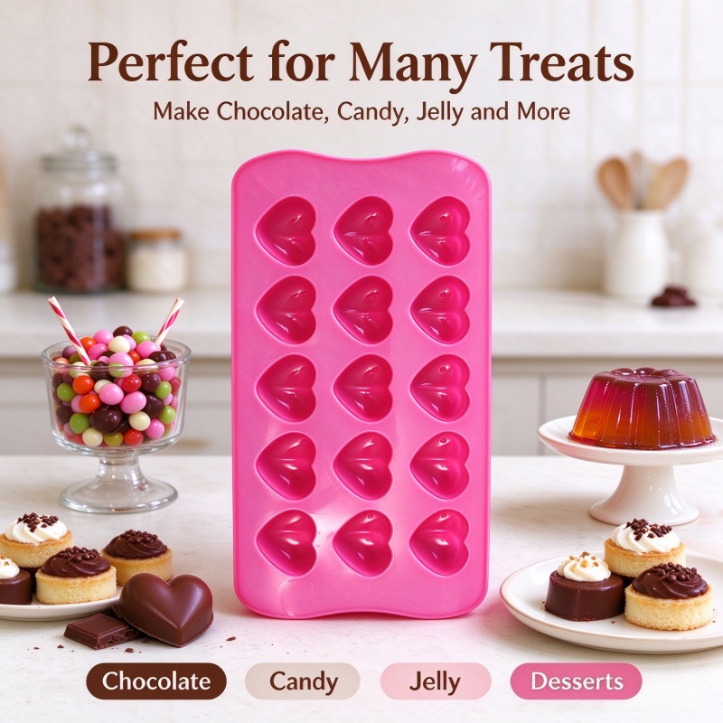 3D Love Heart Silicone Mold Fo - Soap Making Ins review and price