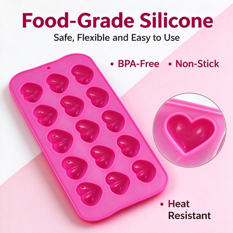 3D Love Heart Silicone Mold Fo - Soap Making Ins review and price