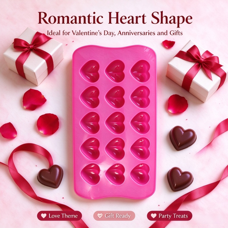 3D Love Heart Silicone Mold Fo - Soap Making Ins review and price