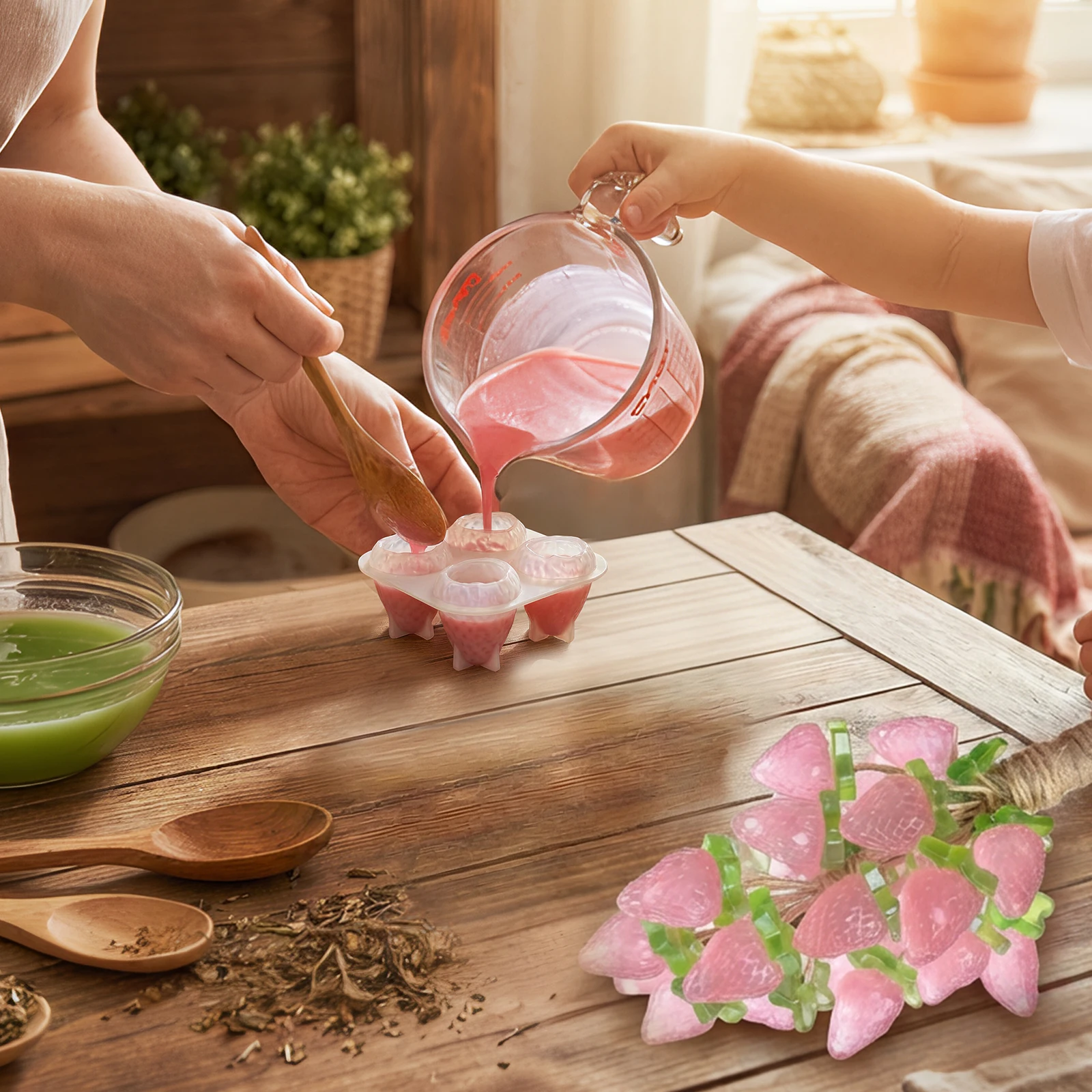 2 Pcs Strawberry Soap Mold 4 C - Soap Making Diy Kit review and price