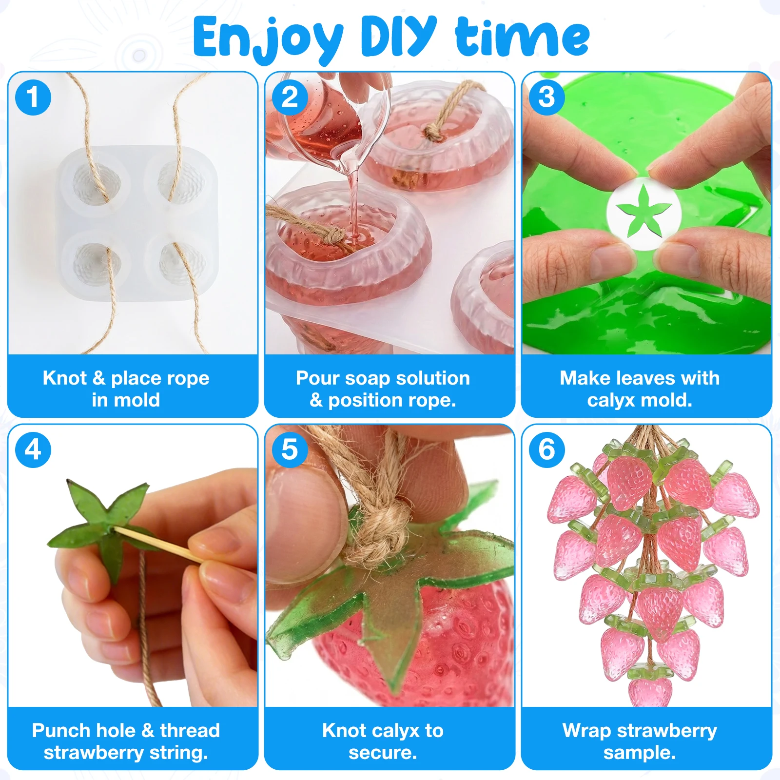 2 Pcs Strawberry Soap Mold 4 C - Soap Making Diy Kit review and price